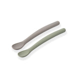 Set Cucchiaini da svezzamento (Grigio / Oliva)