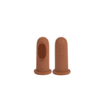 Spazzolino in Silicone 2 Pezzi - ( Marrone / Oliva )
