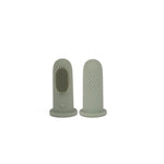 Spazzolino in Silicone 2 Pezzi - ( Marrone / Oliva )
