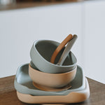 Piatto in Silicone con ventosa Square - Mango
