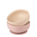 Ciotola in Silicone Square con ventosa - Beige