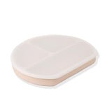 Piatto a Scomparti con Coperchio Moon - Beige