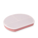 Piatto a Scomparti con Coperchio Moon - Rosa antico