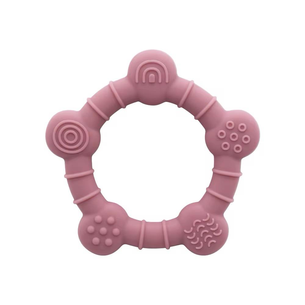 Anello da Dentizione Sunshine - Rosa antico