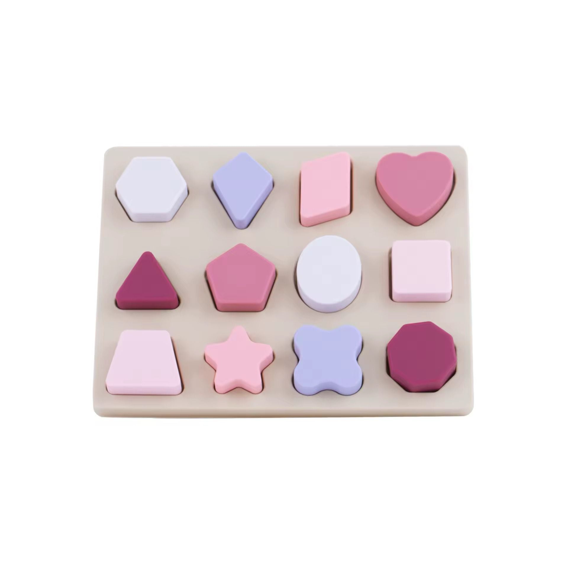 Puzzle in Silicone - Pink