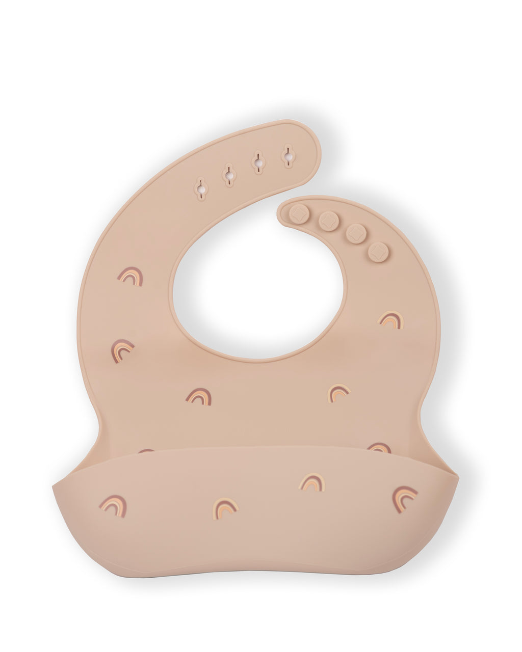 Bavaglino in Silicone Rainbow - Beige