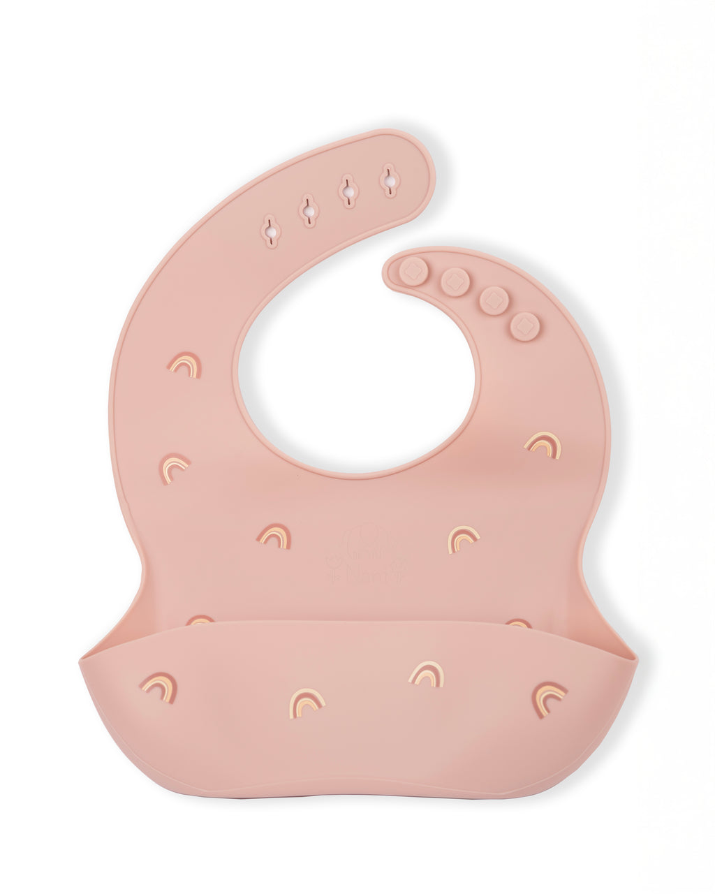 Bavaglino in Silicone Rainbow - Rosa
