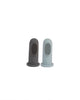 Spazzolino in Silicone 2 Pezzi - ( Grigio / Avio )