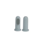 Spazzolino in Silicone 2 Pezzi - ( Grigio / Avio )