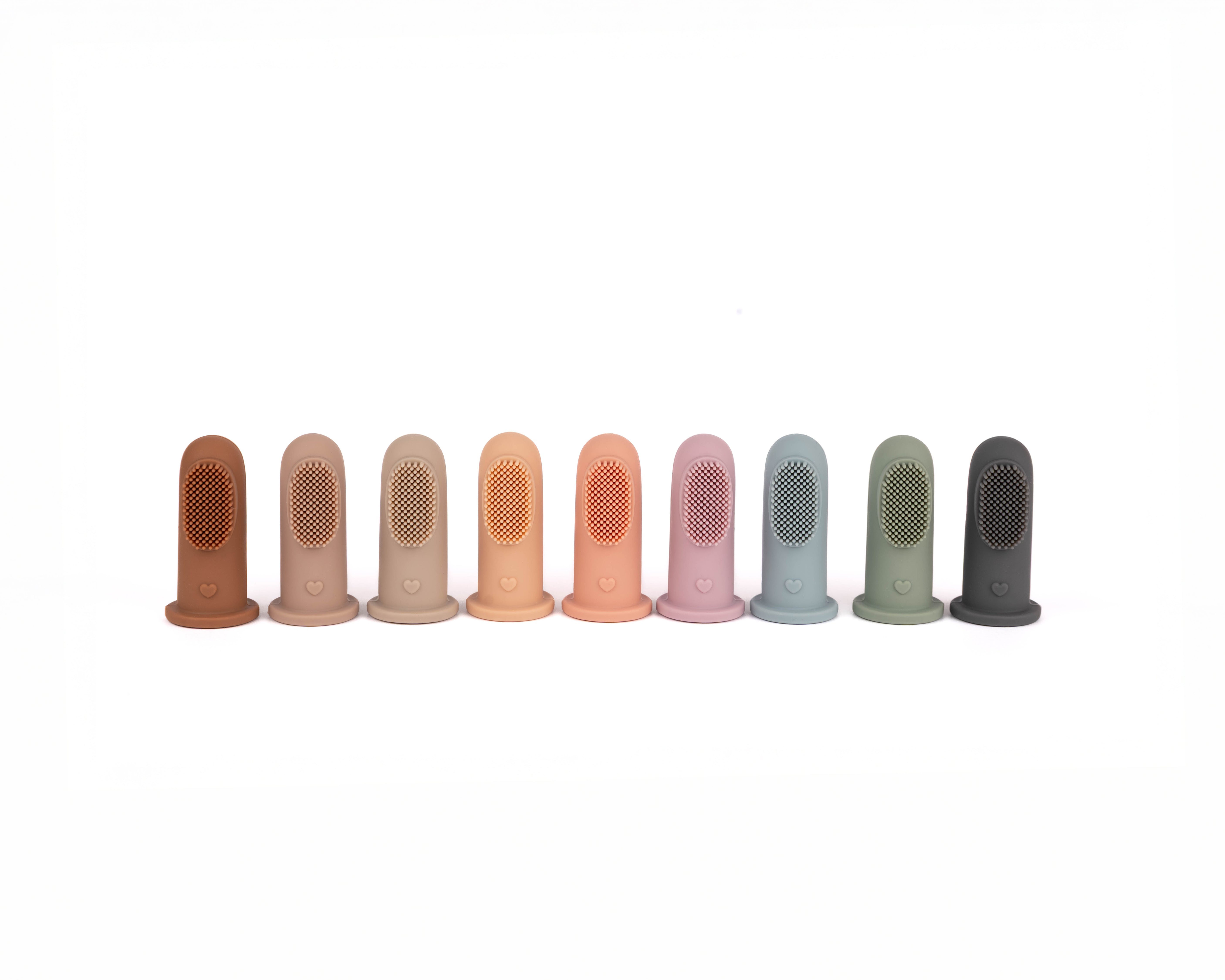 Spazzolino in Silicone 2 Pezzi - ( Grigio / Avio )