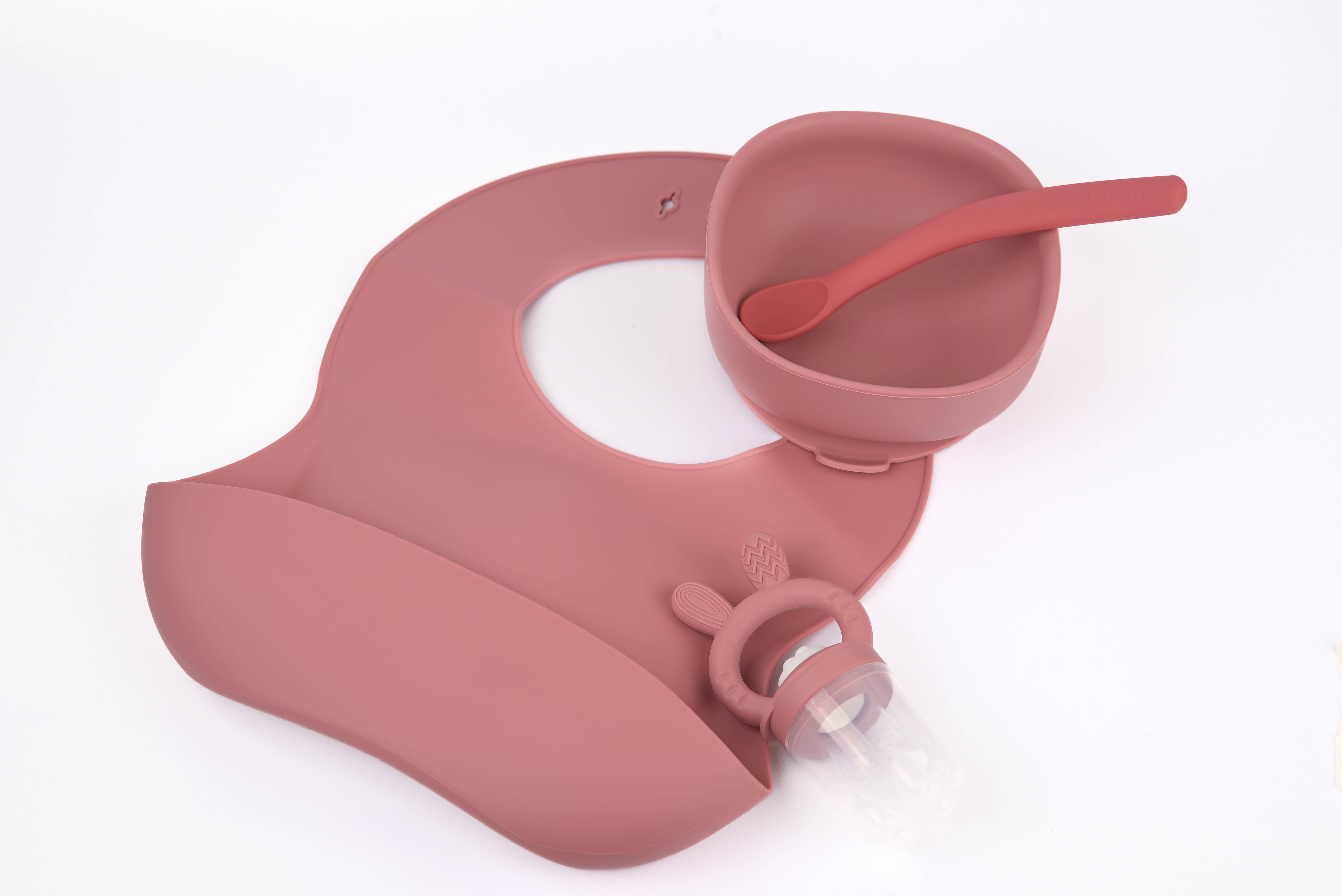 Bavaglino in Silicone - Rosa Antico