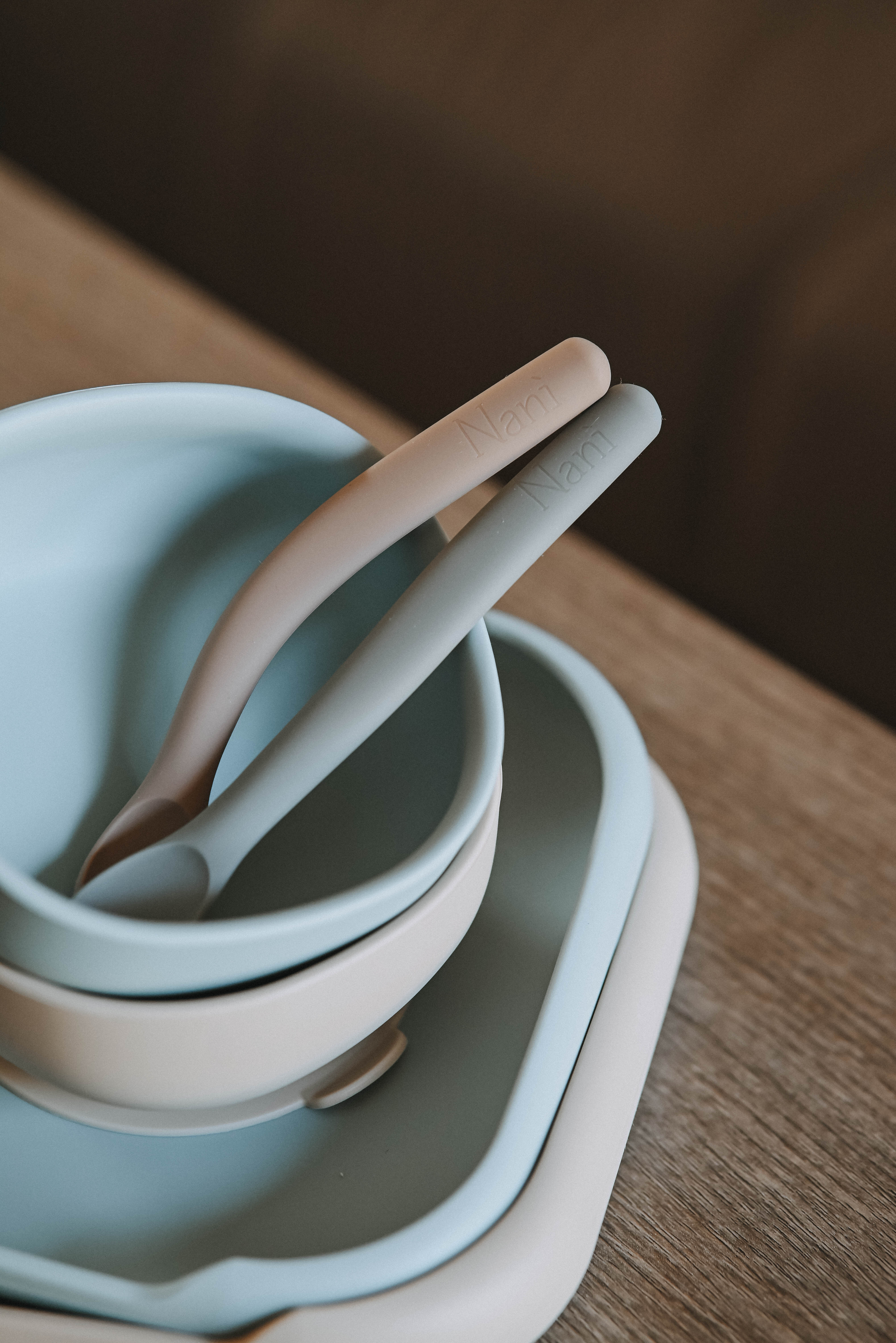 Piatto in Silicone con ventosa Square - Mango