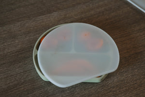 Piatto a Scomparti con Coperchio Moon - Oliva