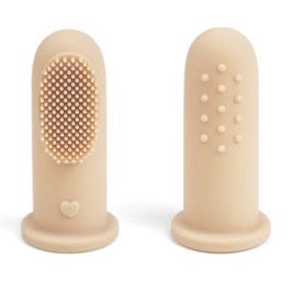 Spazzolino in Silicone 2 Pezzi - Crema