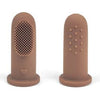 Spazzolino in Silicone 2 Pezzi - Marrone
