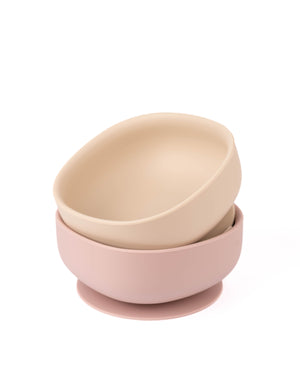 Ciotola in Silicone Square con ventosa - Beige
