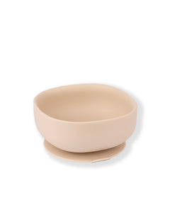 Ciotola in Silicone Square con ventosa - Beige