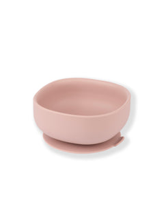 Ciotola in Silicone Square con ventosa - Blush