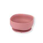 Ciotola in Silicone Square con ventosa - Rosa antico