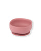 Ciotola in Silicone Square con ventosa - Rosa antico