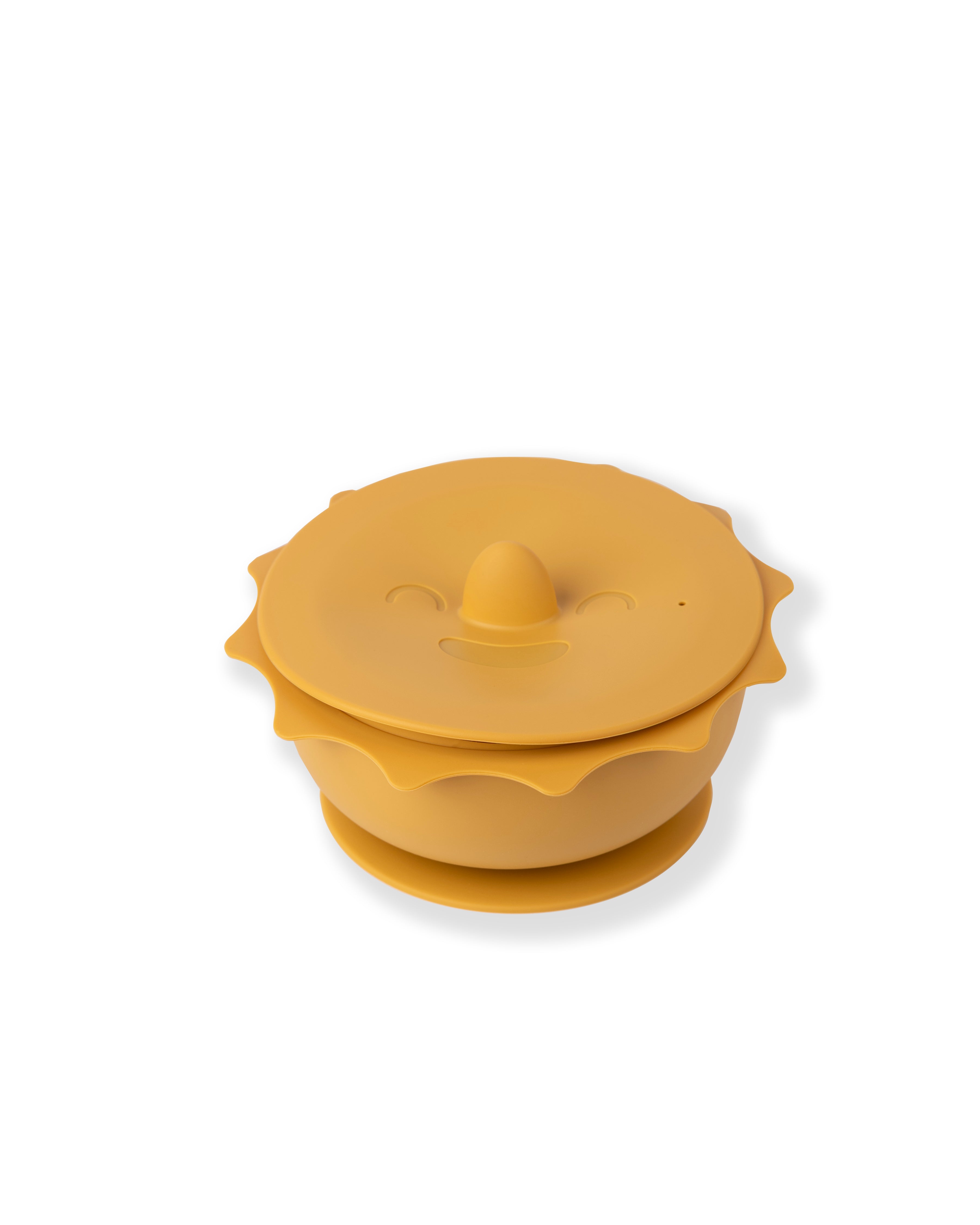 Ciotola Sun con coperchio e ventosa - Mango