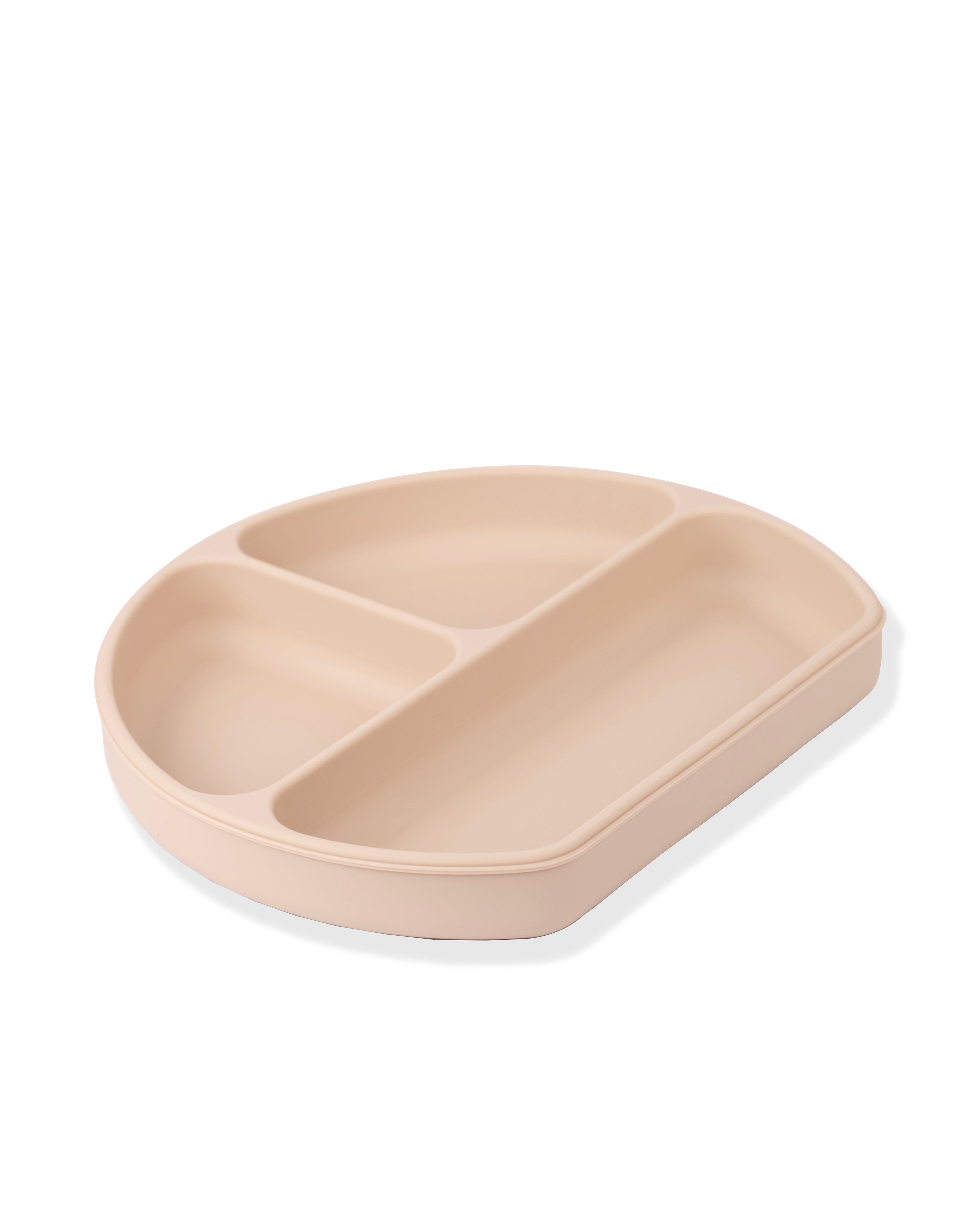 Piatto a Scomparti con Coperchio Moon - Beige