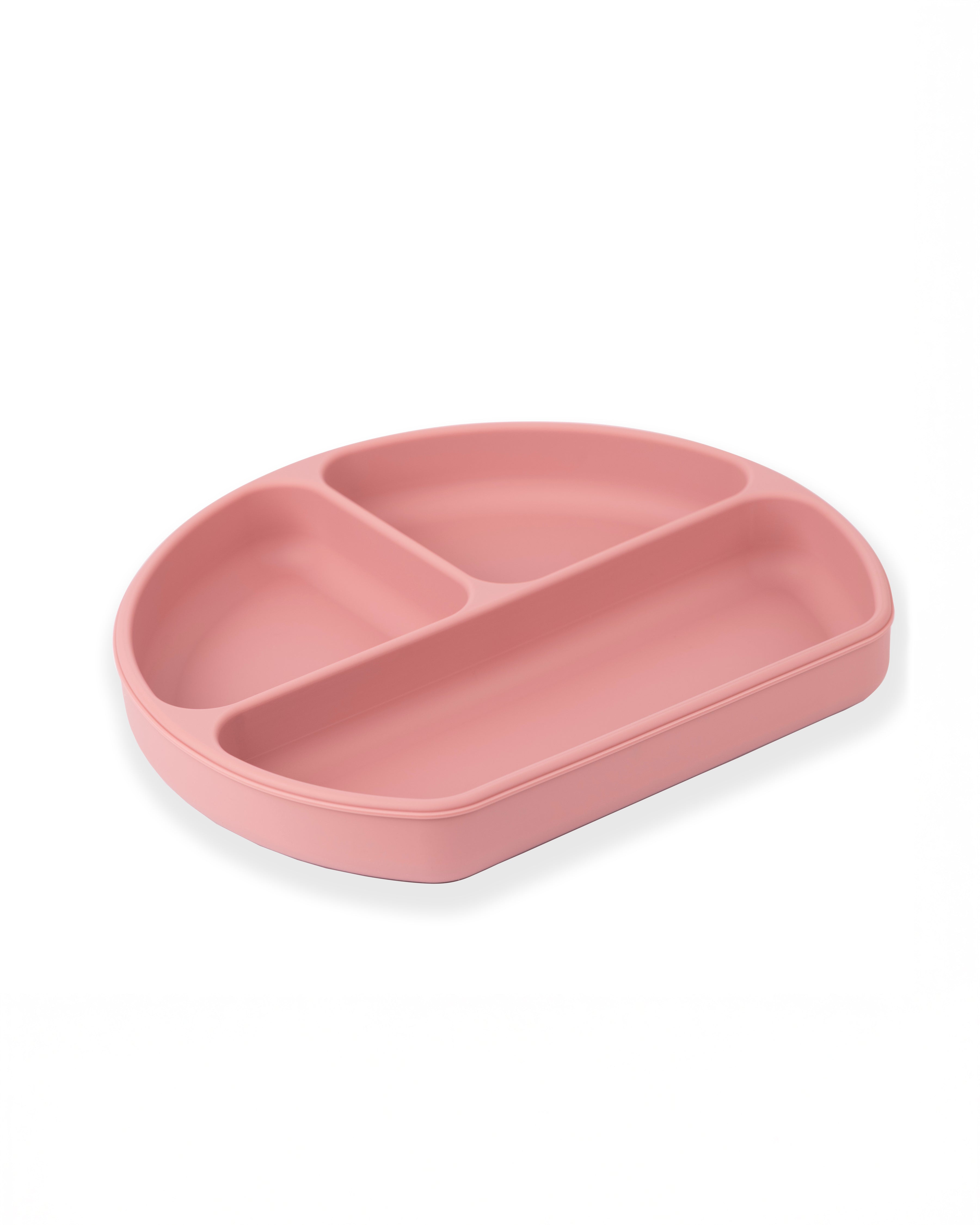 Piatto a Scomparti con Coperchio Moon - Rosa antico