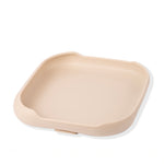 Piatto in Silicone con ventosa Square - Beige