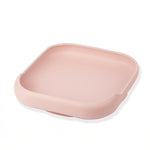 Piatto in Silicone con ventosa Square - Blush