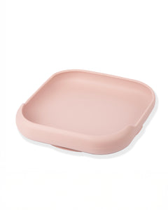 Piatto in Silicone con ventosa Square - Blush
