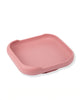 Piatto in Silicone con ventosa Square - Rosa antico